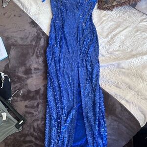 Niteline Royal Blue Evening Dress